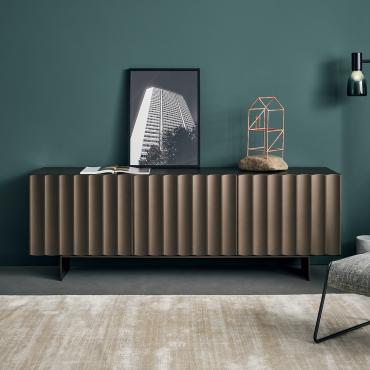 Credenza a 3 ante bronzo Dorian