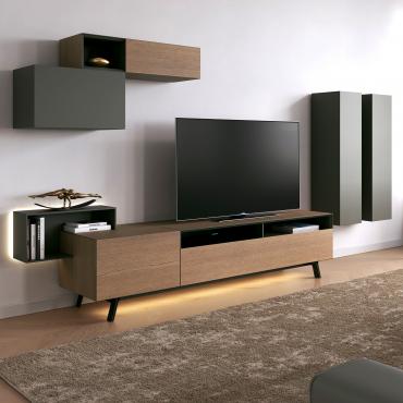 TV-Möbel California aus Holz