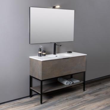 Mobile bagno con struttura in metallo N75 Atlantic