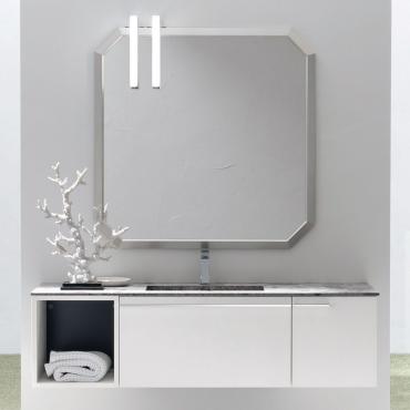 Mobile bagno sospeso con piano in gres N94 Atlantic