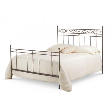 Sirolo Designer Doppelbett aus Metall von Cantori. Für Schlafzimmer im Shabby Chic Stil