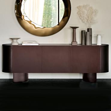 Dreitüriges Sideboard mit Keramikplatte Savoy von Cattelan