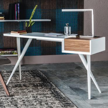 Batik moderner Schreibtisch mit Fach von Cattelan