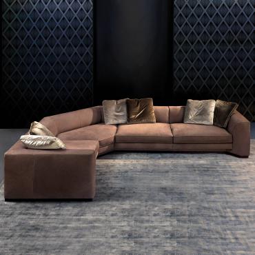 modulares, handwerklich gefertigtes Sofa Franklin von Borzalino