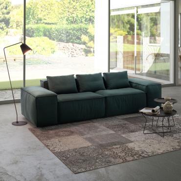 modulares Sofa mit breiten Armelehnen Square