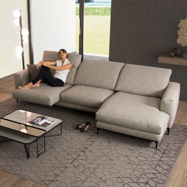 Modernes Sofa mit ausziehbaren Sitzen Foster