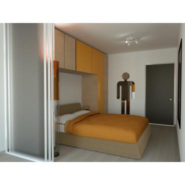 Proyecto 3D Dormitorio - render