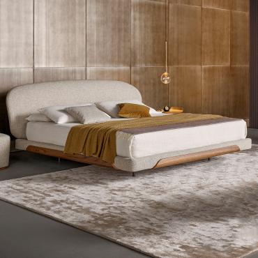 Doppelbett im skandinavischen Stil Olos di Bonaldo