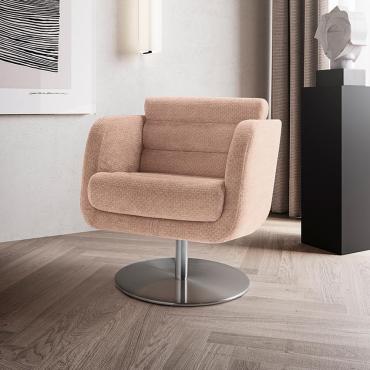 Poltroncina lounge compatta Kendra