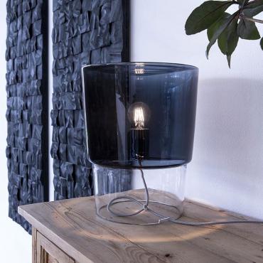 Sideboard-Lampe aus mundgeblasenem Glas Vestale von Prandina