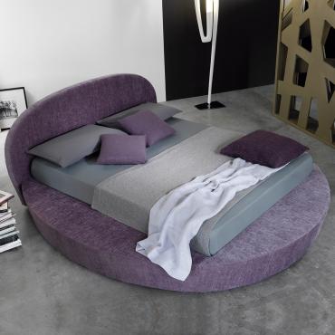 Satellite rundes Bett mit Stauraum 