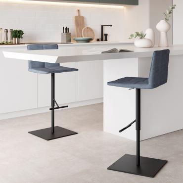 Fast gepolstert verstellbarer Hocker