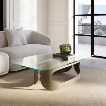 Odyssey Couchtisch aus Glas