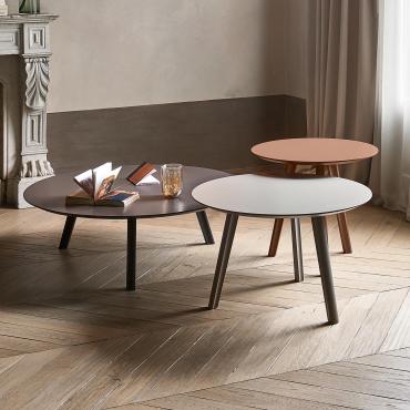 Colorado lackierter runder Couchtisch