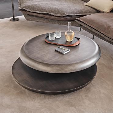Yo-yo Couchtisch mit drehbarer Platte von Cattelan
