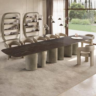 Ascari rechteckiger Designer-Esstisch