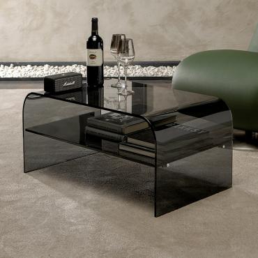 Classic Design Glas Couchtisch