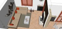 Ideen zur Einrichtung von einem Wohnzimmer - Ansicht von dem Entspannungsraum