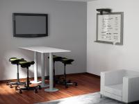 Progettazione 3D Ufficio - render zona relax/ristoro