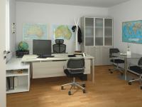 3D Projekt Büro 2 - render Büro 1