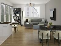 Projekt 3D Wohnzimmer/ Wohnraum - Ansicht - render