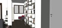 Progettazione 3D Soggiorno/Salotto - zona lettura