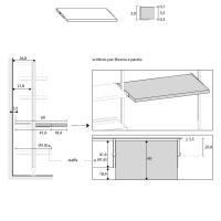 Bücherregal Betis - spezifische Maße und Positionierung Wandmontierter Schreibtisch