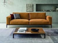 Lineares Sofa in Daunenfedern Richmond mit Armlehnen in cm 20