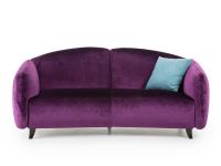 Gilmour Designer Sofa aus hochglänzendem Samt