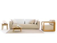 Everet zweifarbiges Sofa aus Stoff von HomePlaneur