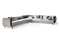 Sofa Saddle von Bonaldo in einer eindrucksvollen Eckkomposition
