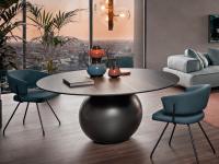 Bahia Desiger Stuhl von Bonaldo, ideal für elegante Wohnzimmer