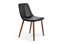 Stuhl By von Bonaldo mit Holzgestell und gepolstertem Sitz
