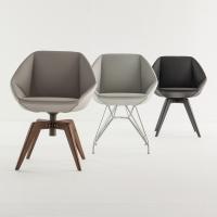 Kleiner Sessel Stone von Bonaldo mit 3 verschiedenen Beinmodellen erhältlich