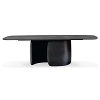 Tischgestell aus Metall (bleifarbig) für den Tisch Mellow von Bonaldo