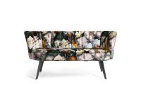 Sofa im Art-Déco-Stil 150 T.63 cm  Diva von Borzalino aus gemustertem (Fantasia)Stoff