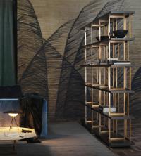 Ein Paar elegante und designorientierte  Bücherregale Kris von Borzalino
