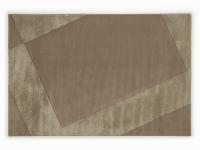 Detailbild der geometrischen Intarsie von Aspen Teppich mit den Maßen 240x160 cm