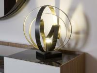 Moderne Lampe aus Bronze Rodin von Cantori, erhältlich in drei Modellen in der eleganten Bronzeausführung