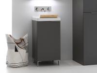 Kompakter 45-cm-Waschtischschrank Oasis, ideal für kleine Räume