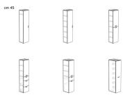 Säulenwäscheschrank Oasis - Modelle mit 45 cm Breite erhältlich