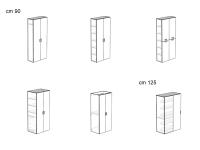 Säulenwäscheschrank Oasis - Modelle in 90 und 125 cm Breite erhältlich