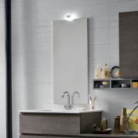 Wap Badspiegel mit Licht in den Maßen 50 H.105 cm. Spotlight im Point Modell 