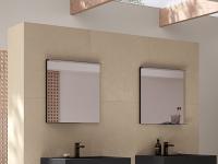Quadra rechteckiger Badezimmerspiegel