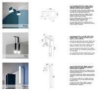 Quadra rechteckiger Badezimmerspiegel mit Spots - Verfügbare Spotlight-Modelle