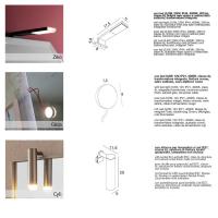 Rechteckiger Badezimmerspiegel mit Look-Rahmen - Strahler-Modelle verfügbar
