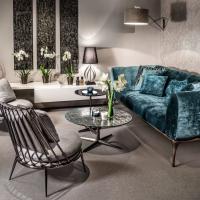 Iseo Sofa aus Samt von Cantori, für moderne Wohnzimmer geeignet