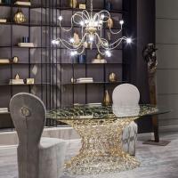 Rialto-Kronleuchter mit Mondrian-Tisch und Stühlen von Cantori