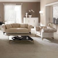 Der Sessel und das Sofa George von Cantori sind ideal für die Gestaltung eines besonderen und anspruchsvollen Wohnzimmers