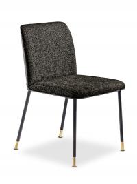 Oasi zweifarbiger, gepolsterter Metallstuhl von Cantori. Modern und elegant, ideal in Kombination mit den anderen Produkten der Oasi Kollektion